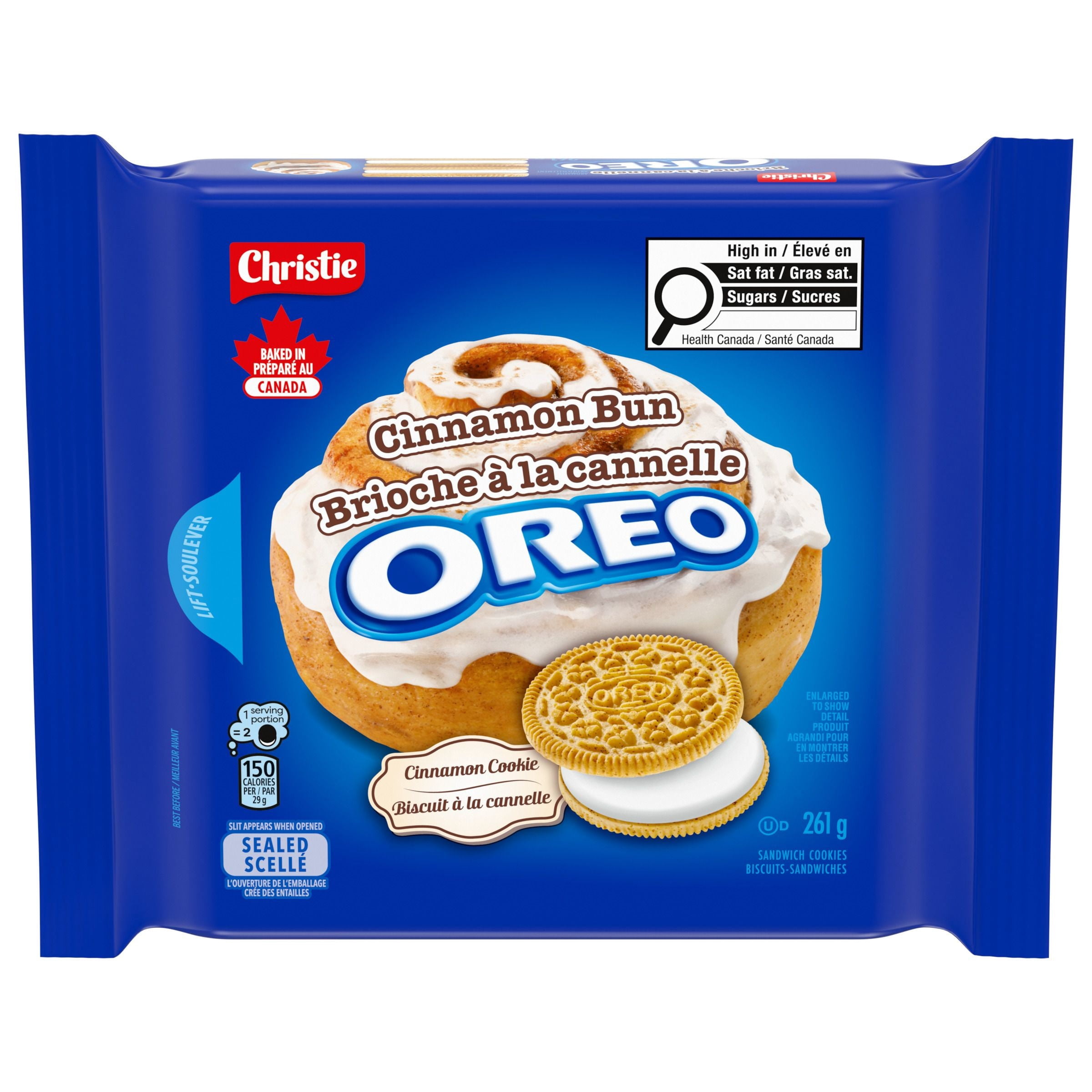 OREO Cinnamon Bun Sandwich Cookies
