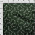 thumbnail image 3 of oneOone Tissu Polyester Spandex Vert Foncé Feuilles Matière de Robe Tissu Imprimé Tissu au Mètre 56 Pouces de Large, 3 of 5