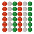 thumbnail image 3 of EIGTHTAIL 60Pcs Christmas Disposable Paper Plates (Red/Green/White), 3 of 5