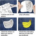 thumbnail image 3 of HLONK 4 Sheets 16Pcs Wedding Dress Water Soluble Hand Sewing Stabilizers for Fabric 11.6x8.2 Inch Embroidery Stitch Practice Embroidery Patterns Transfers for Embroidery Beginners Lovers, 3 of 9