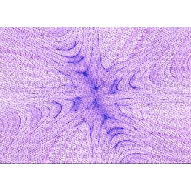 Ahgly Company Machine Washable Indoor Rectangle Transitional Heliotrope Purple Area Rugs, 3' x 5'