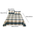 thumbnail image 3 of Apmemiss Plaid Comforter Set Full 3 Pieces Soft Bedding Plaid Comforter Set, Check Simple Geometric Square Pattern Bedding Set, Modern Soft Washed Microfiber Comforter Cover and 2 Pillowcases, 3 of 6