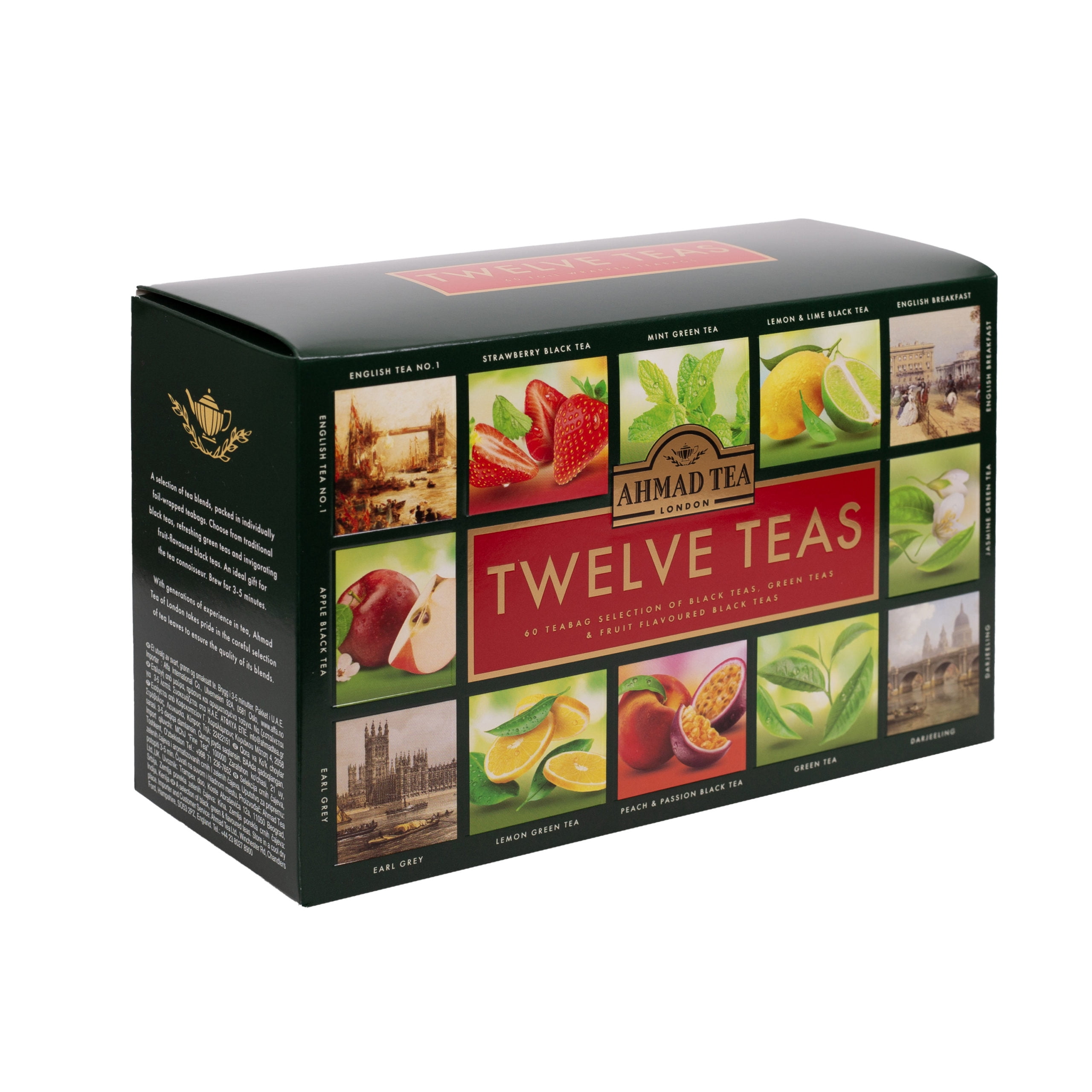 AHMAD - TEA TWELVE TEAS VARIETY PACK 8/120 G