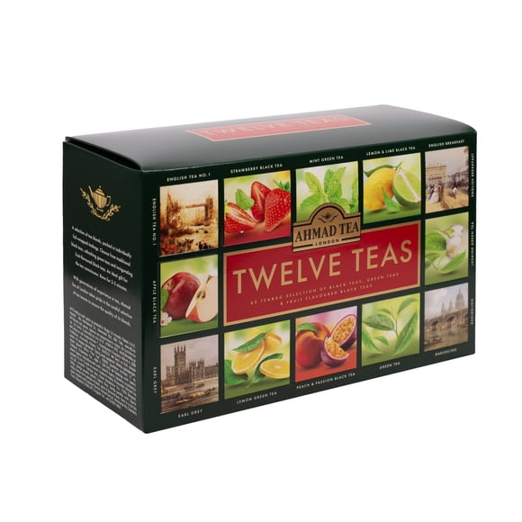 AHMAD - TEA TWELVE TEAS VARIETY PACK 8/120 G