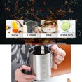 thumbnail image 2 of Portable Stainless Steel Camping Cup with Lid, Scale Rust Prevention Foldable Camping Cup, Camping Coffee Pot for Outdoor Hiking Camping Backpacking[500ml], 2 of 9