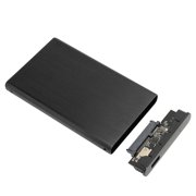 Hard Drive Case, 6Gbps Transfer Rate Easy Installation Hard Drive Enclosure with LED Status Indicator for 2.5 Inch SSD HDD Red,Blue,Silver,Black