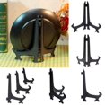 thumbnail image 1 of facefd 6pcs Plastic Easels Plate Holders Display Dish Plate Holders Rack Picture Frame Photo Book Pedestal Stand, 1 of 1