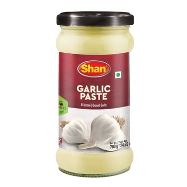 Shan Garlic Paste, 750g - Smooth & Aromatic Garlic Puree for Cooking, Marinades & Sauces - Convenient  Time-Saving Essential