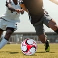 thumbnail image 2 of relayinert Long Service Life Soccer Ball For Football Middle School And Training 2 Red 1Set, 2 of 6