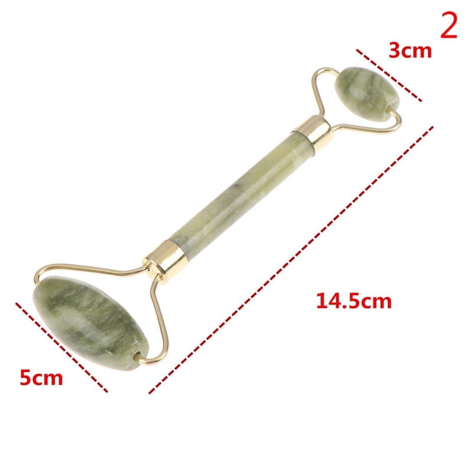 MesaSe Roller And Gua Sha Tools By Natural Jade Scraper Massager With Stones For Face