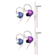 thumbnail image 3 of QualitChoice AK6 PLUS Écouteurs Filaires Oreillette à Réduction de Bruit Casque avec Embouts Colorés avec Micro 2 Ensembles, 3 of 6