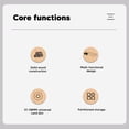 thumbnail image 4 of Coffee Tamping Station Holder, Space Saving Mess Free With Sturdy Wood Rubber, 25cm Length For Comfortable Use, 4 of 8