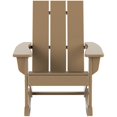 thumbnail image 3 of Palms Modern Adirondack Plastic Outdoor Rocking Chairs (Set of 4), 3 of 8