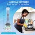 thumbnail image 3 of Bell + Howell Scrubtastic Express Blue Rechargeable Handheld Power Scrubber – Cordless Bathroom Cleaner, 3 of 8