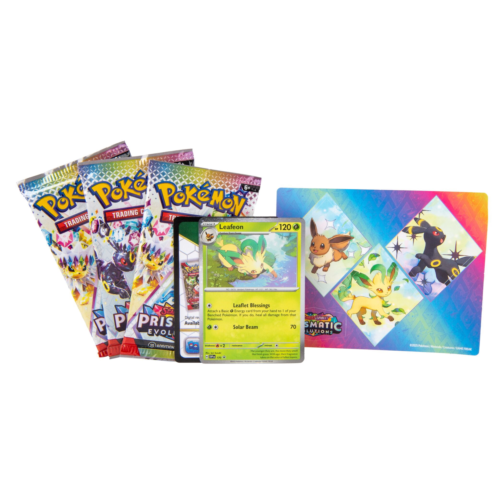 Pokemon Trading Cards SV8.5 Prismatic Evolutions Tech Sticker Collection | Recevez-en 1 au hasard