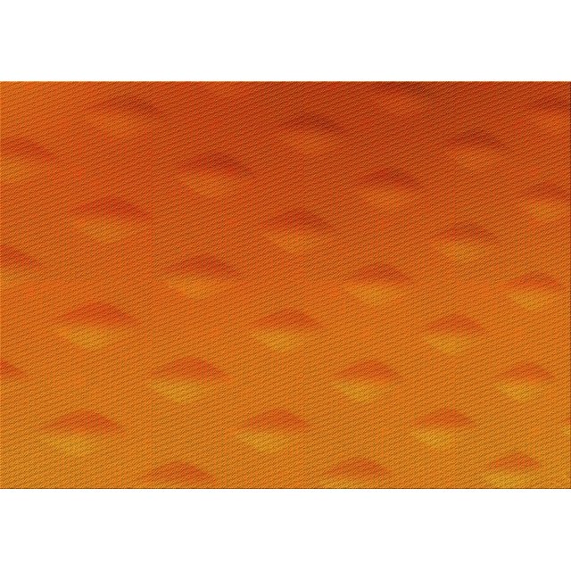 Ahgly Company Tapis d'Intérieur Lavables en Machine Rectangulaire Transitionnelle Néon Orange, 5' x 7'