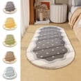 thumbnail image 1 of Holiday Deals! Gspmoly Soft Bedroom Rugs Shaggys Rugs for Bedroom Oval Rugs Room Small Carpet Living Room Runner Rug Non Slip Decor 16X48In Holiday Deals, 1 of 7