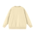 thumbnail image 3 of RXMEKW Chandail pour Femmes à Manches Longues à Col Rond Décontracté Blouse Haut Uni Imprimé avec Confort Toutes Saisons pour Usage Quotidien, 3 of 6