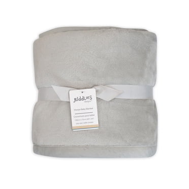 Juddlies Designs - Baby - Flannel Sherpa Blanket - Machine Washable