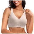 thumbnail image 2 of Yammkia Plus Size Sports Bras for Women Sports Bras for Women High Support,Racerback High Impact Sports Bra Moulded Cup Workout Bra Push up (Light Pink,XL), 2 of 6