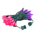 thumbnail image 4 of Novelty Lights 24FT 70 LED C6 Valentine's Day String Lights, Pink & Purple, 4 of 6