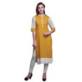 thumbnail image 1 of Bimba Tuniques Droites pour Femmes Kurta Imprimée Tunique d'Été, 1 of 1