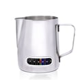 thumbnail image 1 of 12/20oz Milk Frothing Pitcher with Temperature Display Stainless Steel Milk Frother Pitcher Jug Cup for, 1 of 8