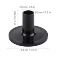 thumbnail image 3 of Cymbal Sleeves Cympad Plastic Black 8 Pcs Plastic Black Cymbal Sleeves Musical Instruments Accessory, 3 of 8