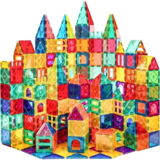 70 Blocs De Construction Magnétiques – Tuiles Aimantées – Jeu Extérieur Créatif Pour Enfants Dès 3 Ans