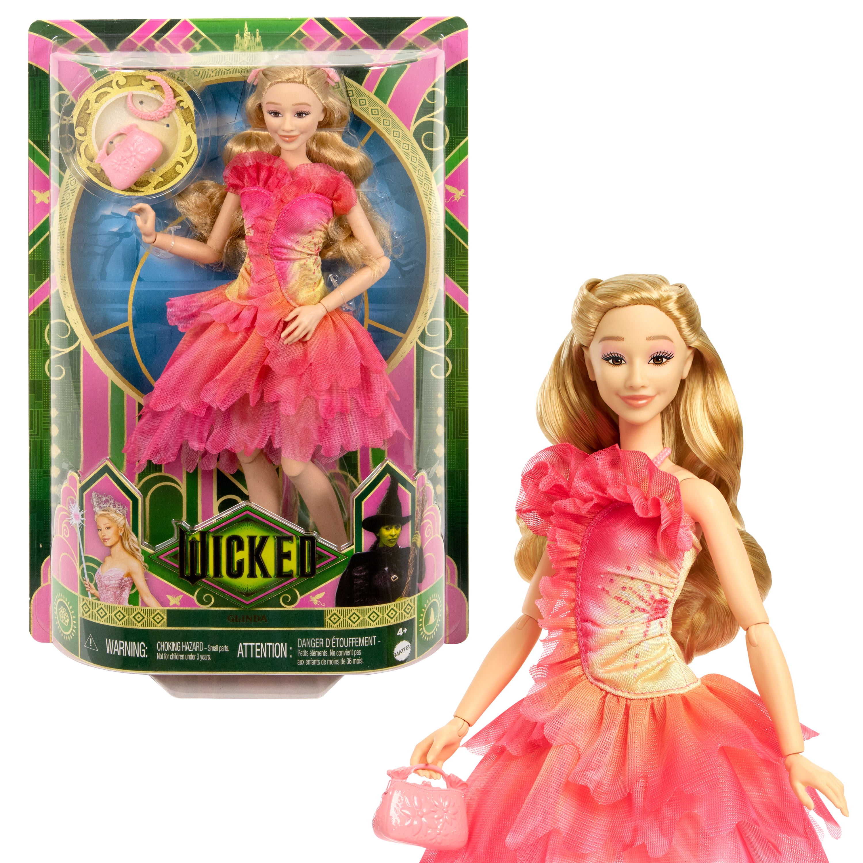 Universal Pictures’ Wicked Glinda Fashion Doll with Removable Fashions & Accessories
