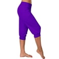 thumbnail image 2 of Timegard Womens Sweatpants Capri Pants Cinch Bottom Solid Color Cropped Joggers Workout Pants with Pockets, 2 of 6