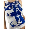 thumbnail image 4 of xiaxaixu Camisole Courte d'Été pour Femme, Haut Sans Manches à Col Rond Imprimé, 4 of 9