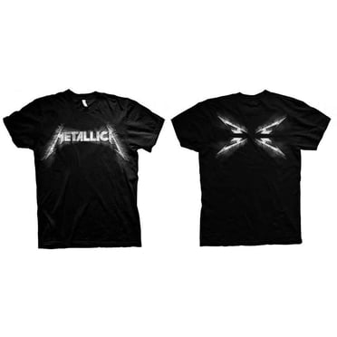 T-Shirt Unisexe Metallica à Picots (Impression au Dos)