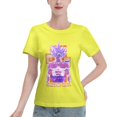 thumbnail image 1 of Women's Basic Short Sleeve T-Shirt Super Saiyan, 1 of 6