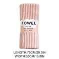 thumbnail image 3 of PRETXORVE Velvet Towels Thickened Striped Absorbent Towels Color Striped Face Towels, 3 of 4