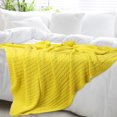 thumbnail image 2 of Unique Bargains Cotton Blanket Decorative Cable Knitted Throw Soft Knit Blankets, 2 of 10