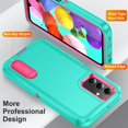 thumbnail image 3 of for Samsung Galaxy A15 Case, Samsung Galaxy A15 Phone Case with Built in Kickstand, Shockproof/Dustproof/Drop Proof Heavy Duty Military-Grade Rugged Protective Cover for Samsung Galaxy A15,Green, 3 of 8