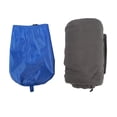 thumbnail image 2 of Fleece Sleeping Bag, Foldable Hygienic Sleeping Liner Portable Fleece Zippered Sleeping Bag Liners For Camping Traveling, 2 of 8