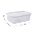 thumbnail image 3 of Oleegame 2 Pcs Boîte de Rangement pour Réfrigérateur pour Produits, Compatible Micro-Ondes, Transparente, Boîte de Conservation de la Fraîcheur, Rangement de Cuisine, Pot Scellé, Tri et Rangement des Fruits et Légumes, 3 of 3
