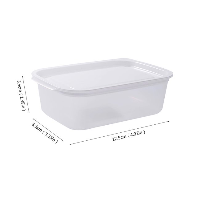 Oleegame 1PC Produce Storage Refrigerator Storage Box Can Be Microwaved Transparent Fresh Keeping Storage Box Kitchen Storage Sealed Jar Fruit And Vegetable Food Sorting And Storage