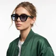 thumbnail image 2 of Women's VLIZ Altara Geometric Square Style Sunglasses, 2 of 8