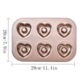 thumbnail image 1 of Bread Baking Pan,6 Cake Pan 6 Piece Cake Baking Pan Household Baking Donut Kitchen Baking Non-Stick Baking Pan Donut Pan for Baking,Cake Baking Pans,Donut Baking Pan, 1 of 2