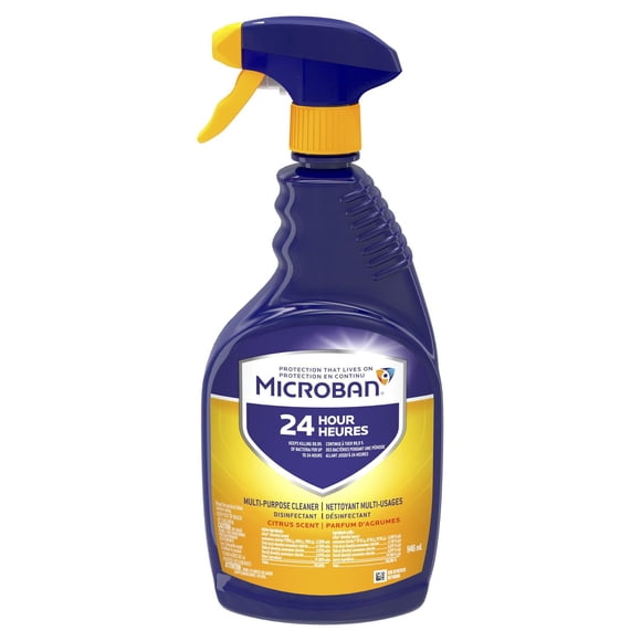 Microban 24 Hour Multi-Purpose Cleaner and Disinfectant Spray