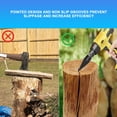 thumbnail image 4 of 5Pcs Firewood Log Splitter Drill Bit, Steel Wood Splitting Logs Bits Wood Splitter Manual Kindling Splitter Portable Log Splitter, 4 of 8
