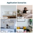 thumbnail image 5 of Mini Camera 24/7 HD Socket Base Wifi Power Outlets Wireless Remote Monitoring Cam EU Plug White, 5 of 5