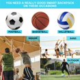 thumbnail image 4 of Sac de Basketball Imperméable Bandoulière Réglable Sac de Football Volleyball Sac à Main Porte-Balle, 4 of 4