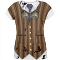 thumbnail image 1 of Halloween Steam Punk Engineer Costume All Over Womens T Shirt, 1 of 2