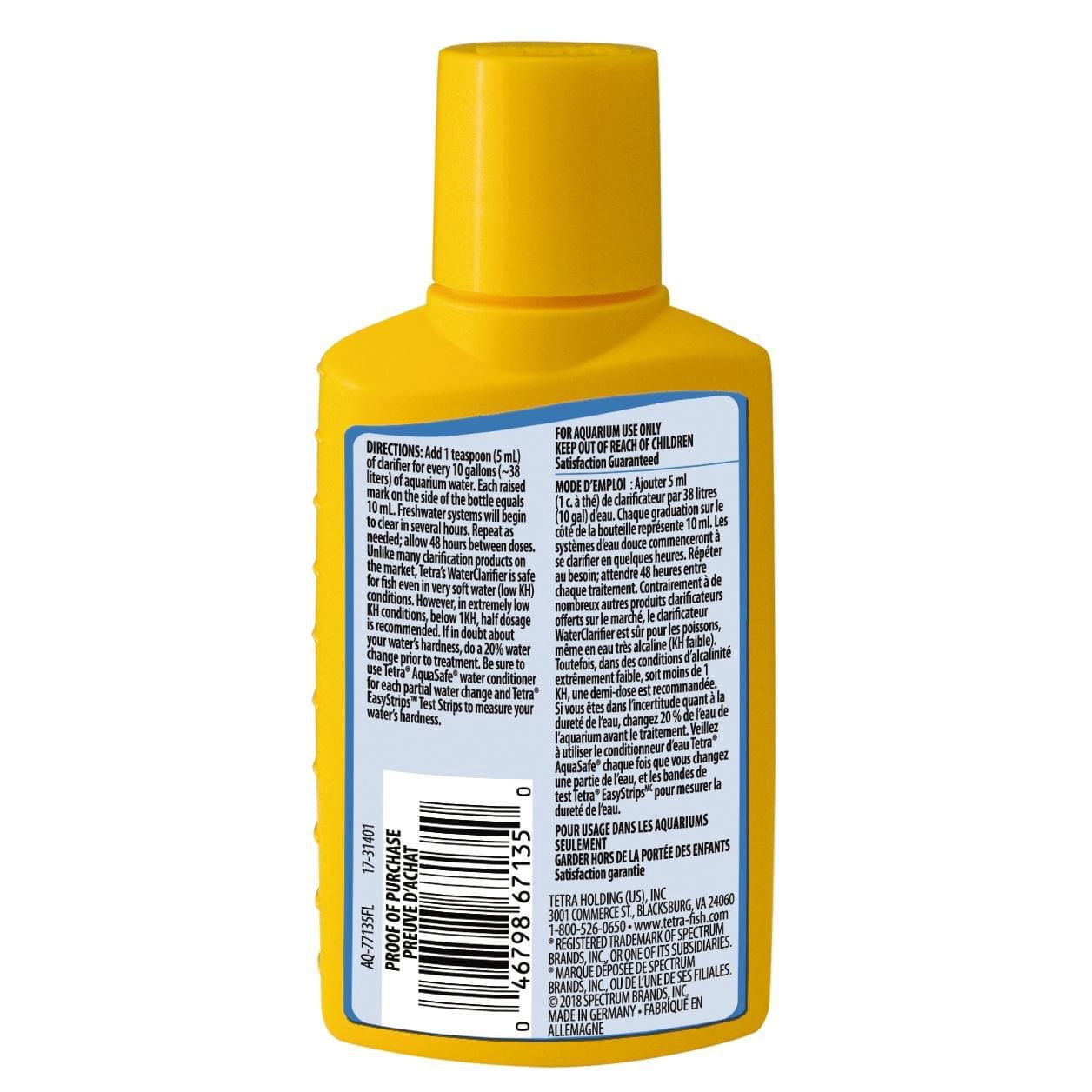 Tetra Water Clarifier 100mL, For Fresh Water Aquarium