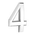 thumbnail image 1 of Dvkptbk Plastic Digital Stickers 3 Inch Silve Modern House Numbers Mailbox Numbers 0-9 Self-Adhesive Street Door Home Address Metal Numbers for Outside or Inside Signs Easy Install Home Decor, 1 of 2