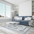 thumbnail image 1 of Casavani Indigo Rug Living Room Floor Carpet, Blue 10x16 feet, 1 of 6